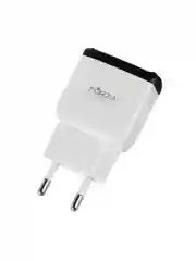 Сетевое зарядное устройство Палитра, 2xUSB, 2 А, 5 В, 5 цветов