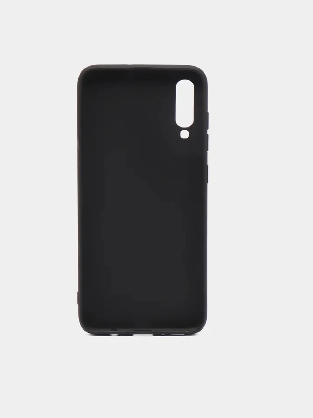 Черный силиконовый чехол для Samsung A70