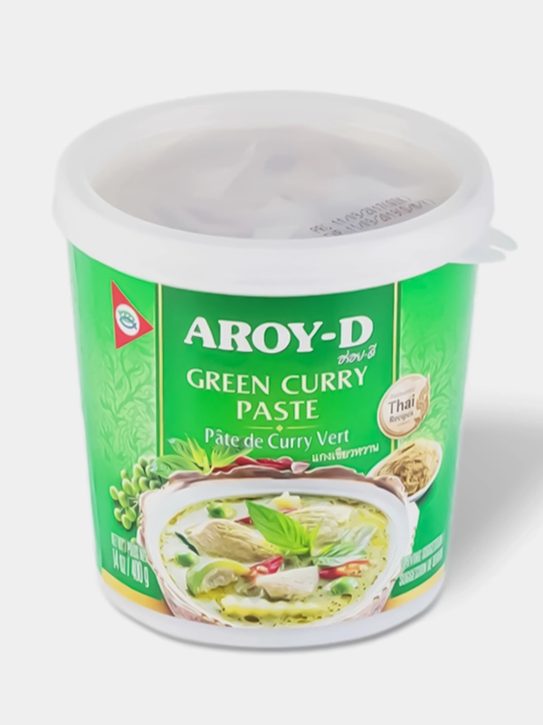 Паста Карри зелёная Aroy-D, 400г