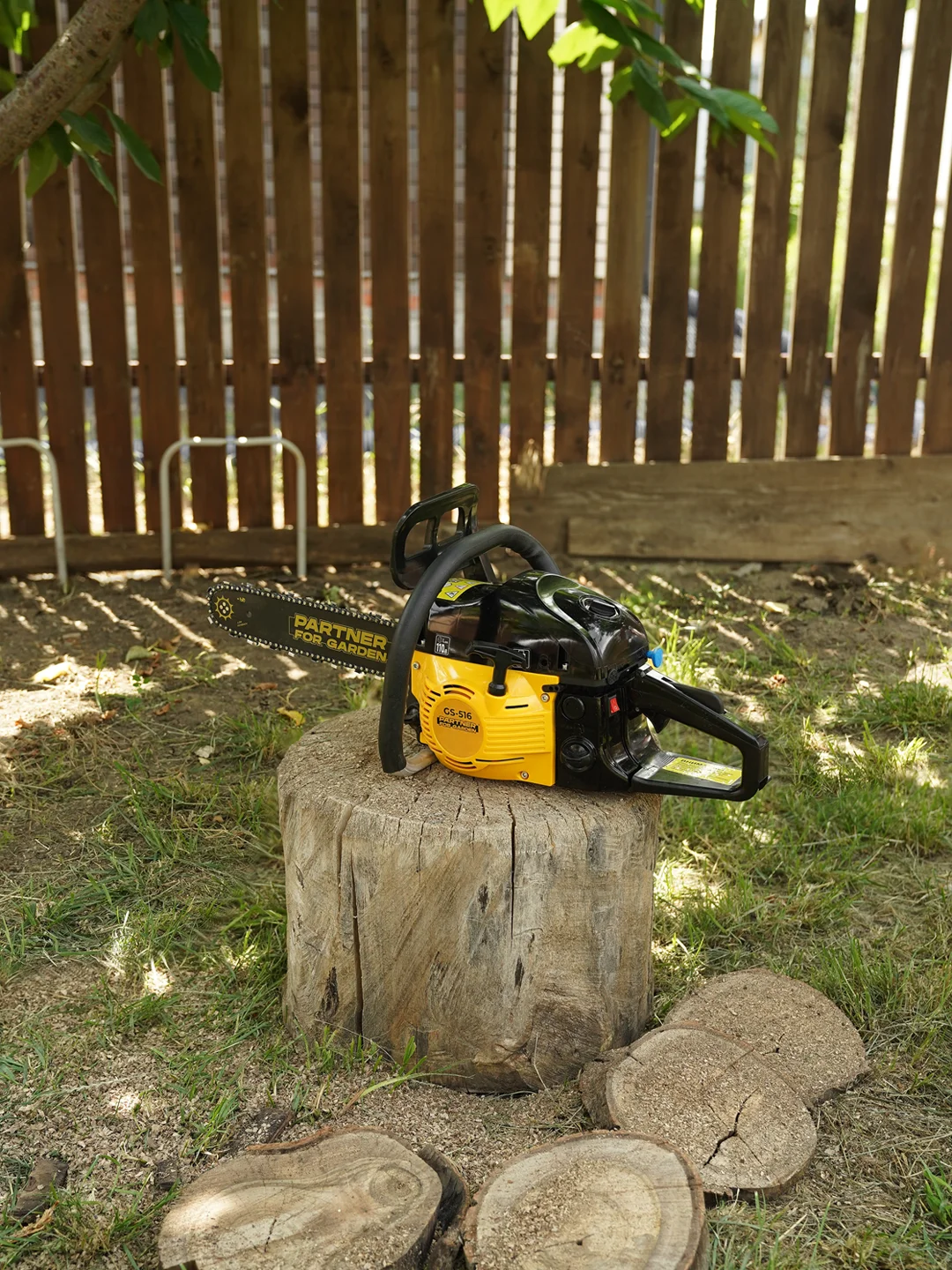 Бензопила цепная Partner for Garden GS 516 3,5 л.с, мощность 2,4 кВт,лёгкий запуск