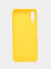 Желтый силиконовый чехол для Samsung A70