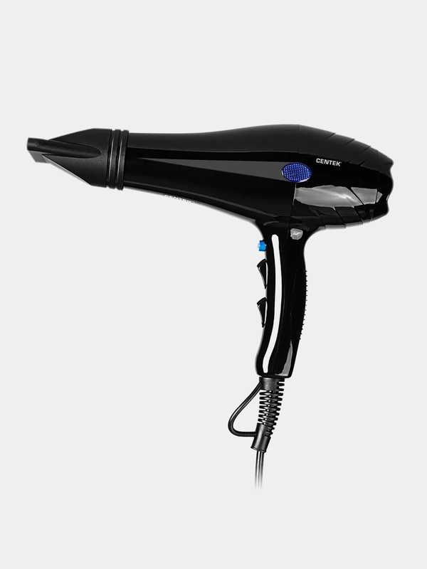 Фен Centek CT-2239, 2200Вт, 2 скорости, 3 режима, холодный обдув, концентратор