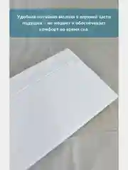 Наволочка на ортопедическую подушку WAVE с двумя валиками, 60х40х17/15 см, хлопок