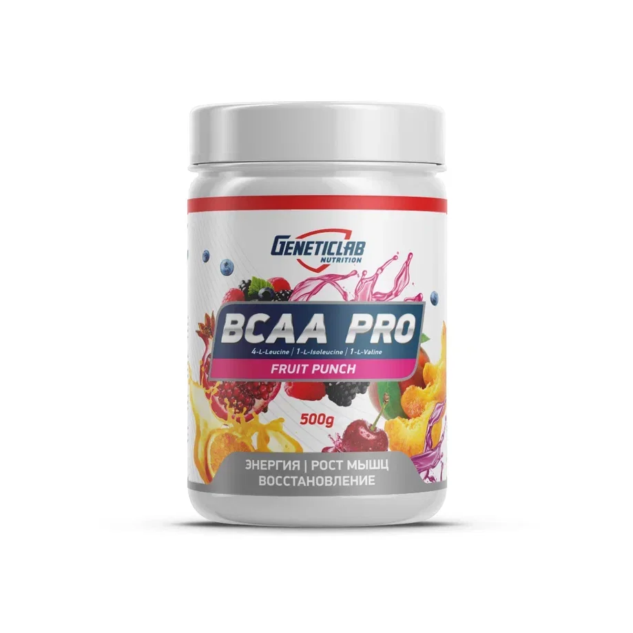 Аминокислотный комплекс BCAA 4:1:1 PRO GeneticLab Nutrition, 500 г
