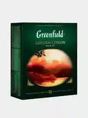 Чай в пакетиках черный Greenfield Golden Ceylon, 100 пакетиков х 2 г