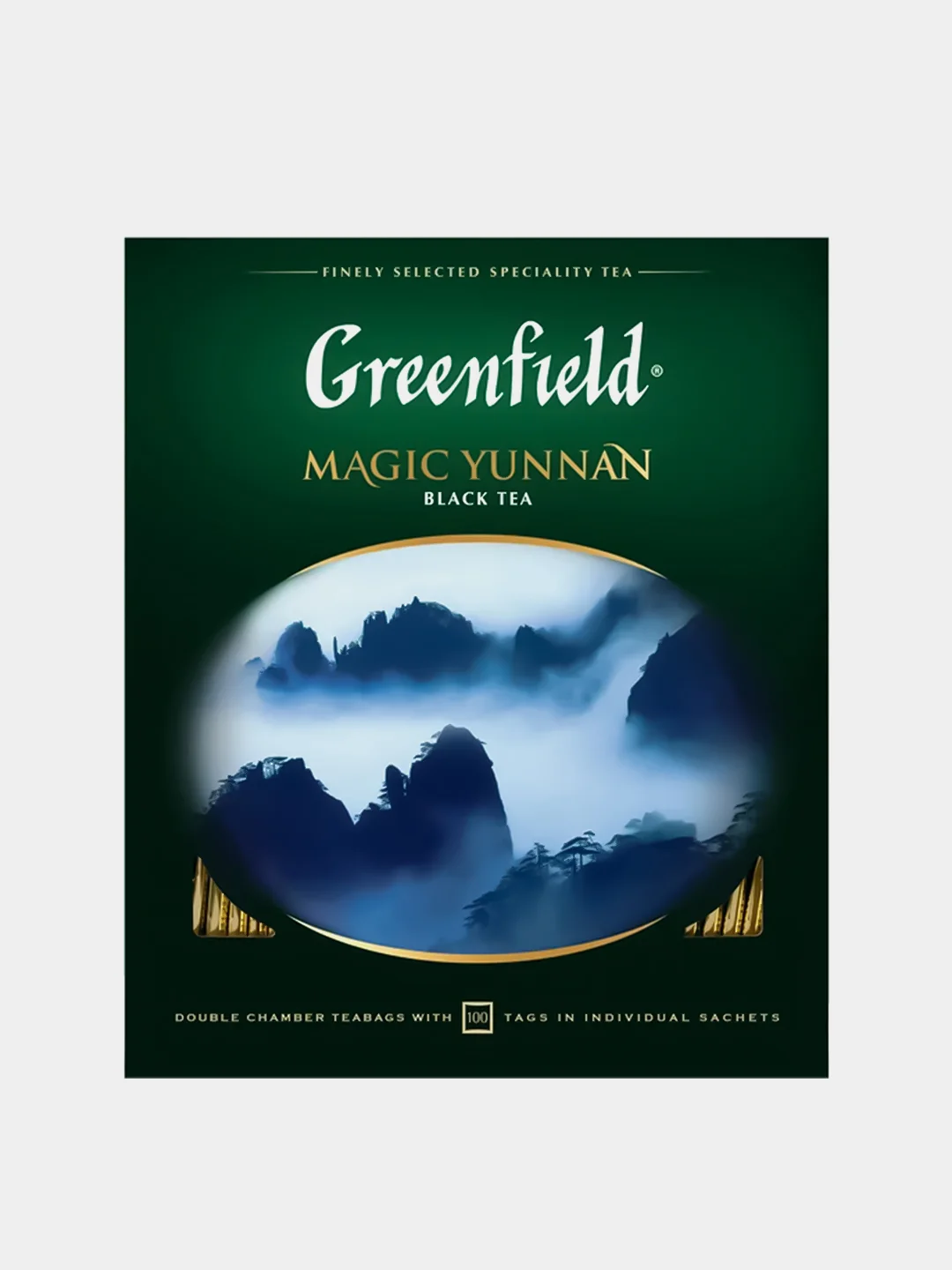 Чай чёрный Greenfield Magic Yunnan, 100 пакетиков х 2 г