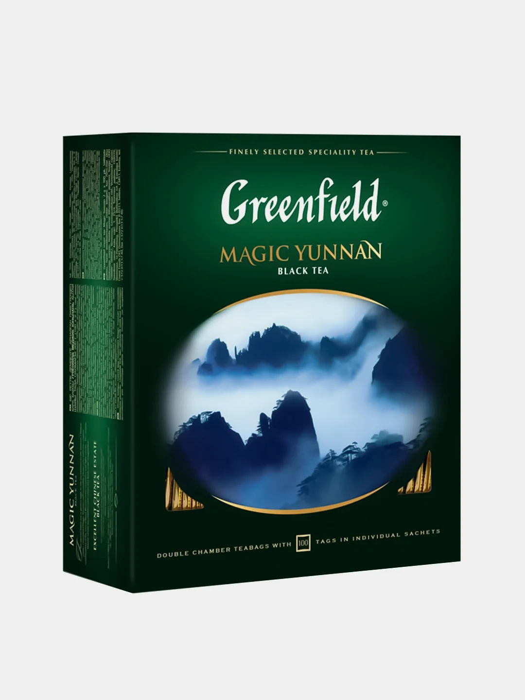 Чай чёрный Greenfield Magic Yunnan, 100 пакетиков х 2 г