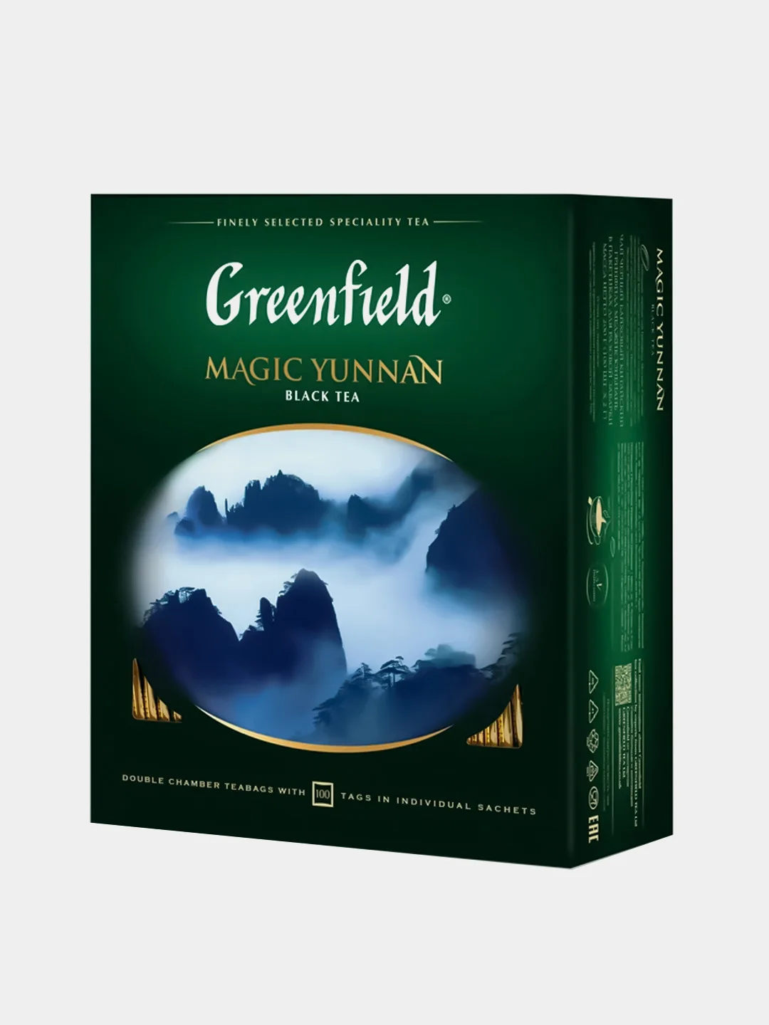 Чай чёрный Greenfield Magic Yunnan, 100 пакетиков х 2 г