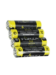 Батарейки 4 штуки "Super heavy duty", тип AA, солевая, плёнка