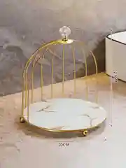 Белый полка для ванной комнаты настольная, подставка мраморная, мыльница, органайзер