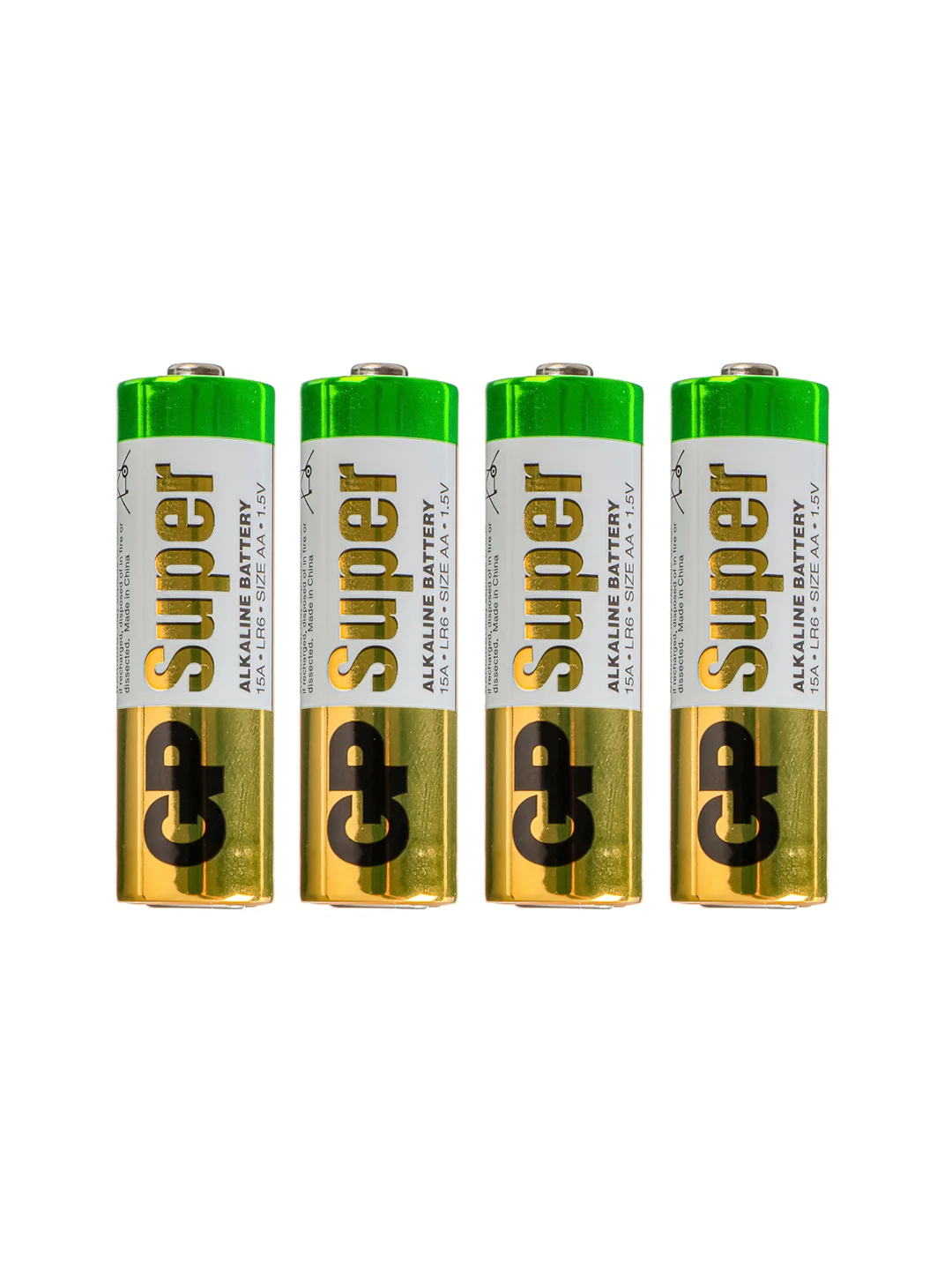 GP Super BY Original Батарейки 4 штerb, тип АА, 15AGM-2CR, BL