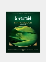 Чай заленый Greenfield Flying Dragon, 100 пакетиков х 2 г