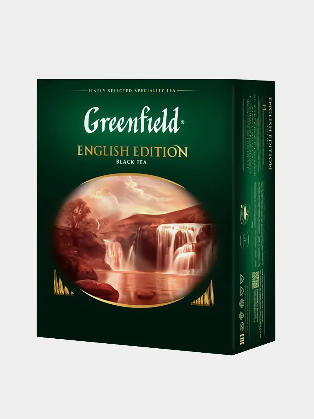 Чай черный в пакетиках Greenfield English Edition, 100 пакетиков х 2 г
