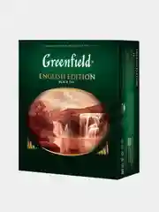 Чай черный в пакетиках Greenfield English Edition, 100 пакетиков х 2 г
