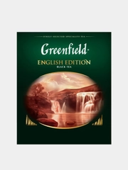 Чай черный в пакетиках Greenfield English Edition, 100 пакетиков х 2 г