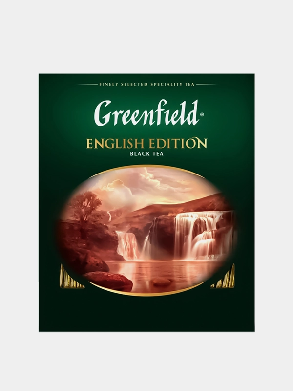 Чай черный в пакетиках Greenfield English Edition, 100 пакетиков х 2 г