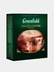 Чай черный в пакетиках Greenfield English Edition, 100 пакетиков х 2 г