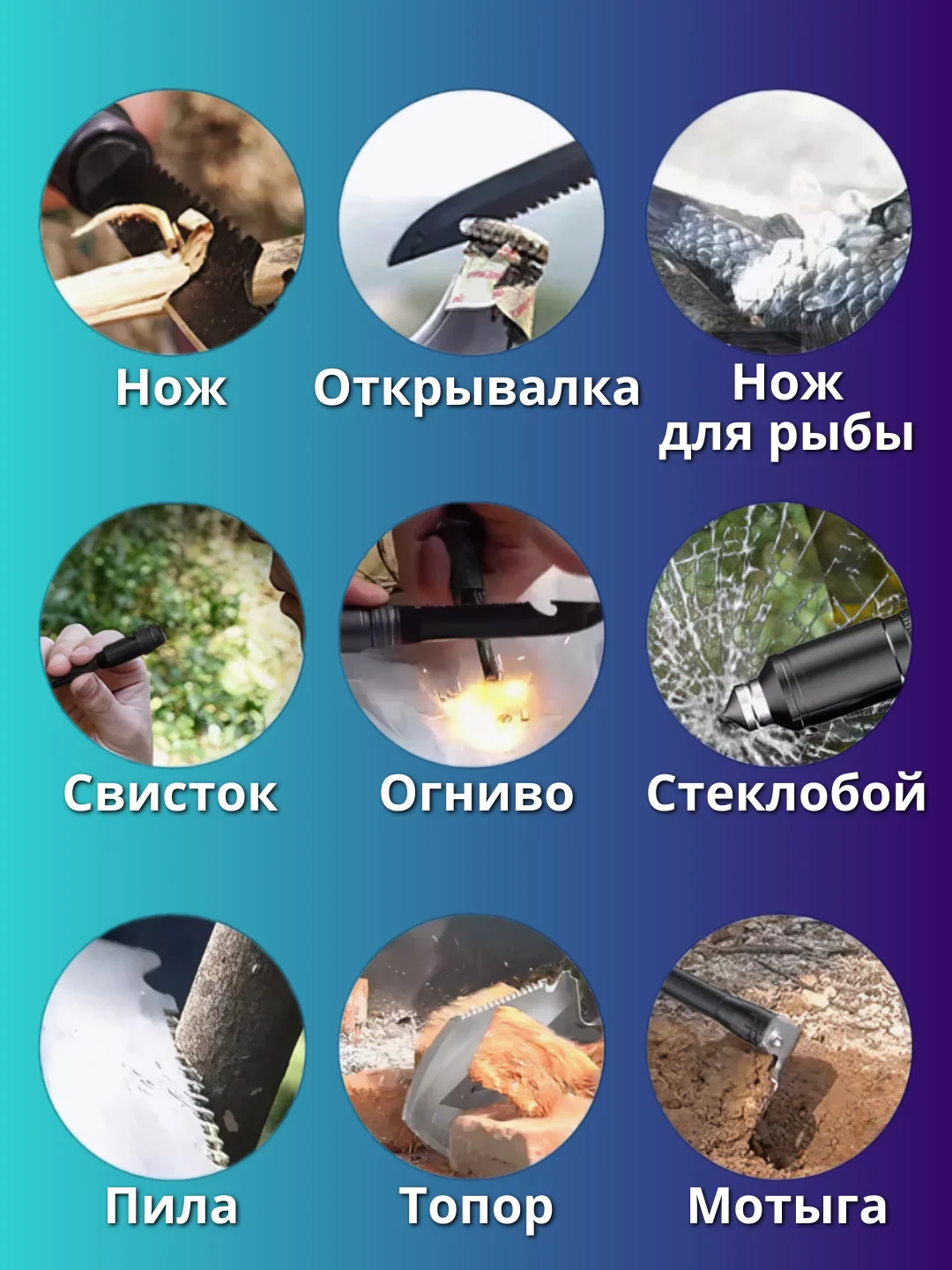 Черный лопата многофункциональная, туристическая, автомобильная, тактическая с пилой