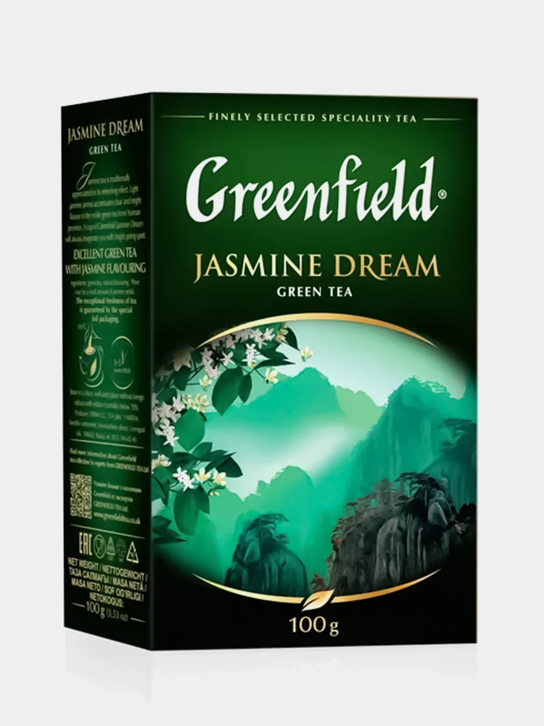 Чай Greenfield Жасмин Дрим, листовой, зеленый, 100 г