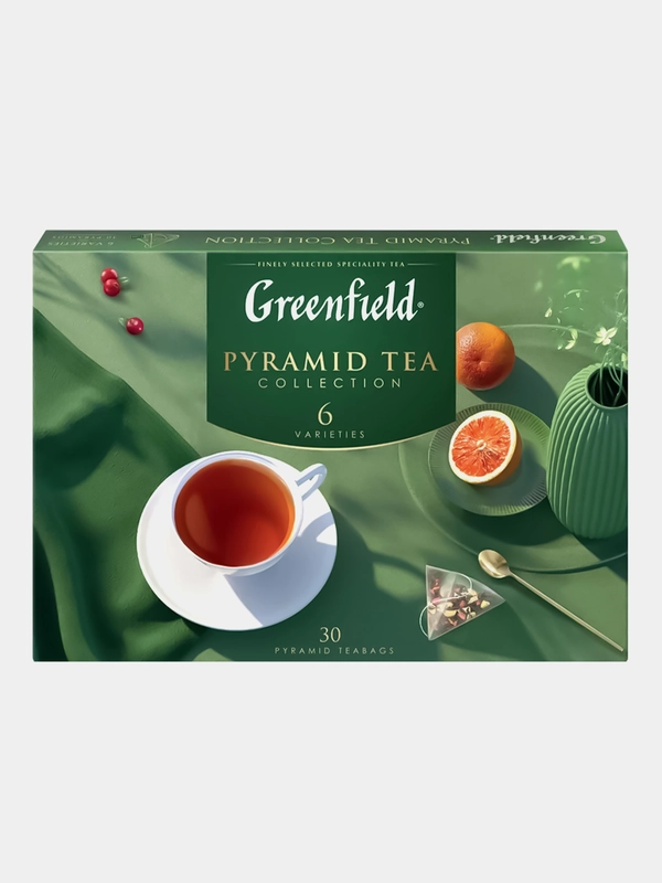 Набор чая Greenfield, в пирамидках, 6 видов, 56 г