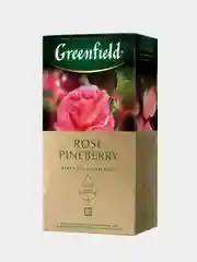 Чай черный Greenfield Rose Pineberry, с добавками, 25 пакетиков х 1,5 г