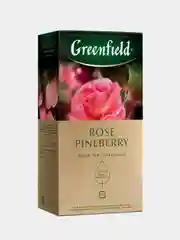 Чай черный Greenfield Rose Pineberry, с добавками, 25 пакетиков х 1,5 г