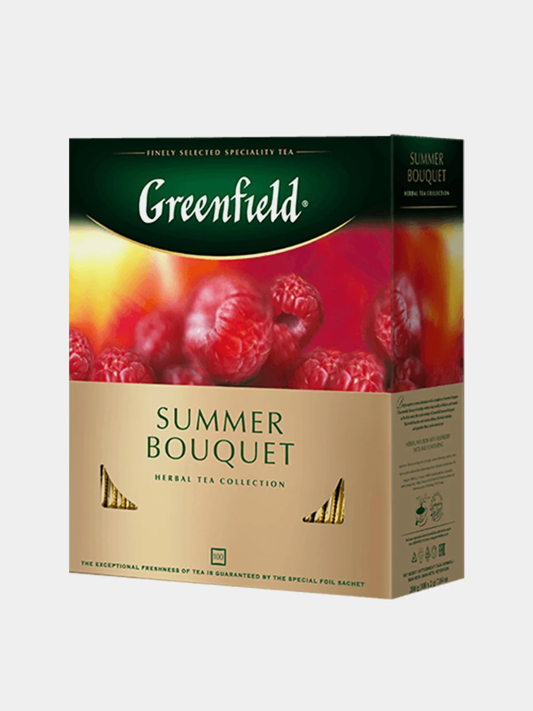 Чай в пакетиках Greenfield Summer Bouquet, 100 пакетиков х 2 г