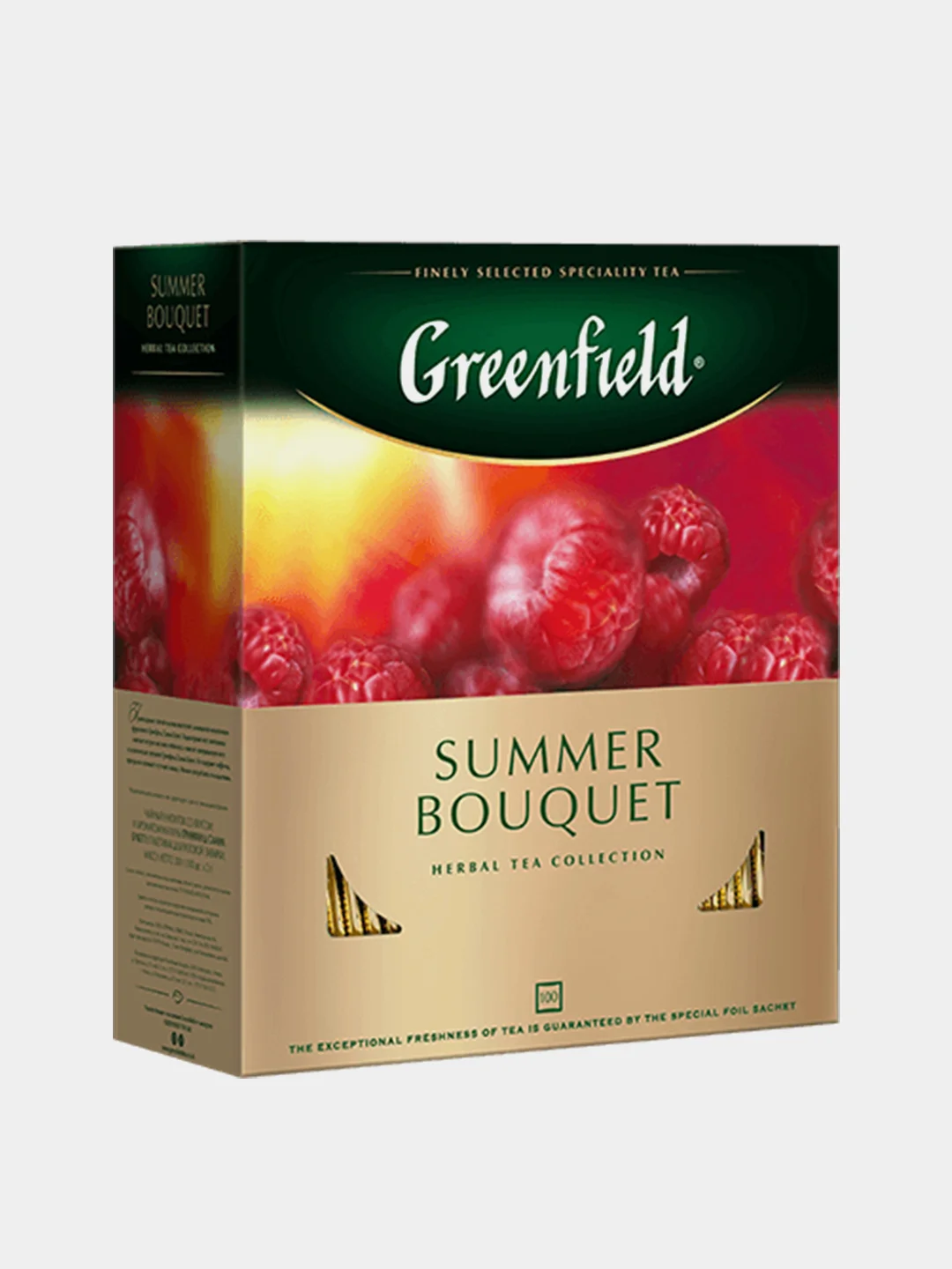 Чай в пакетиках Greenfield Summer Bouquet, 100 пакетиков х 2 г