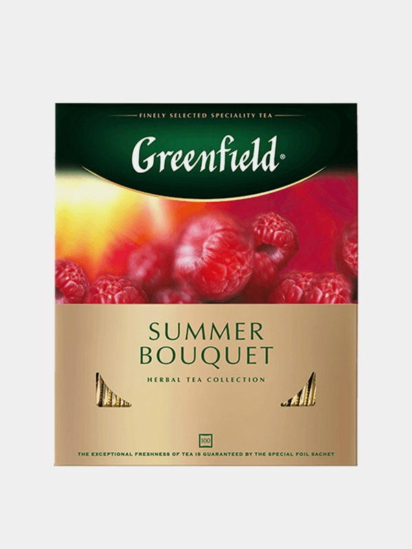 Чай в пакетиках Greenfield Summer Bouquet, 100 пакетиков х 2 г