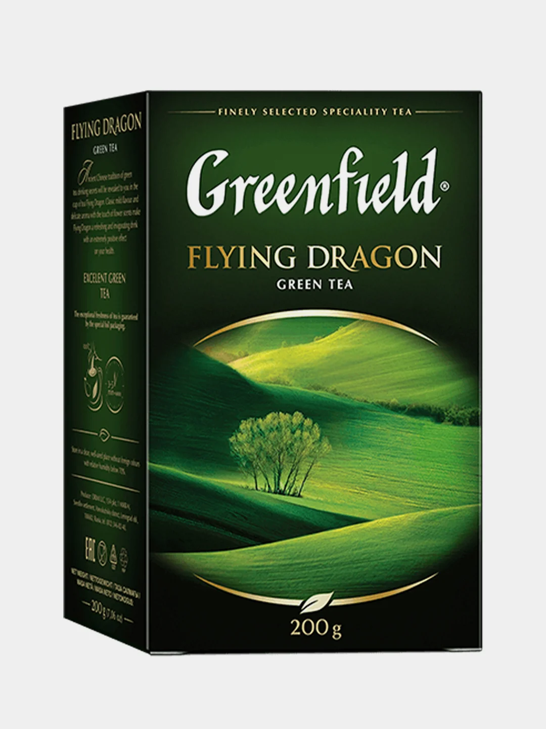 Чай Greenfield Флаинг Драгон, листовой, зеленый, 200 г