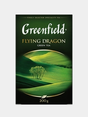 Чай Greenfield Флаинг Драгон, листовой, зеленый, 200 г