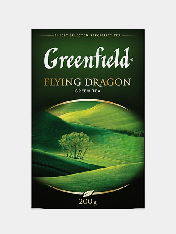 Чай Greenfield Флаинг Драгон, листовой, зеленый, 200 г