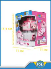 Robocar Poli Робот трансформер Робокар Поли 10 см Эмбер, MRT-0651