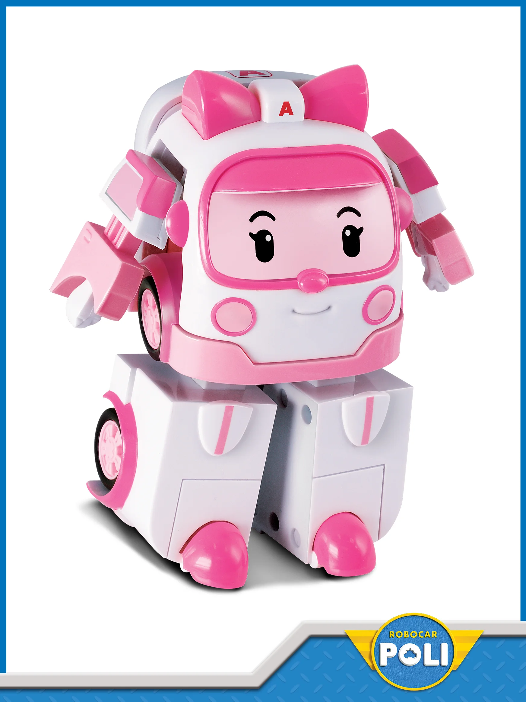 Robocar Poli Робот трансформер Робокар Поли 10 см Эмбер, MRT-0651