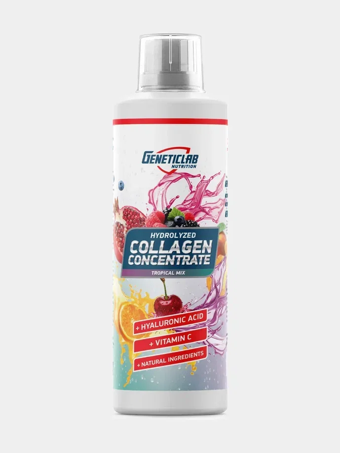 Жидкий коллаген COLLAGEN SUPPORT GeneticLab Nutrition, 500 мл