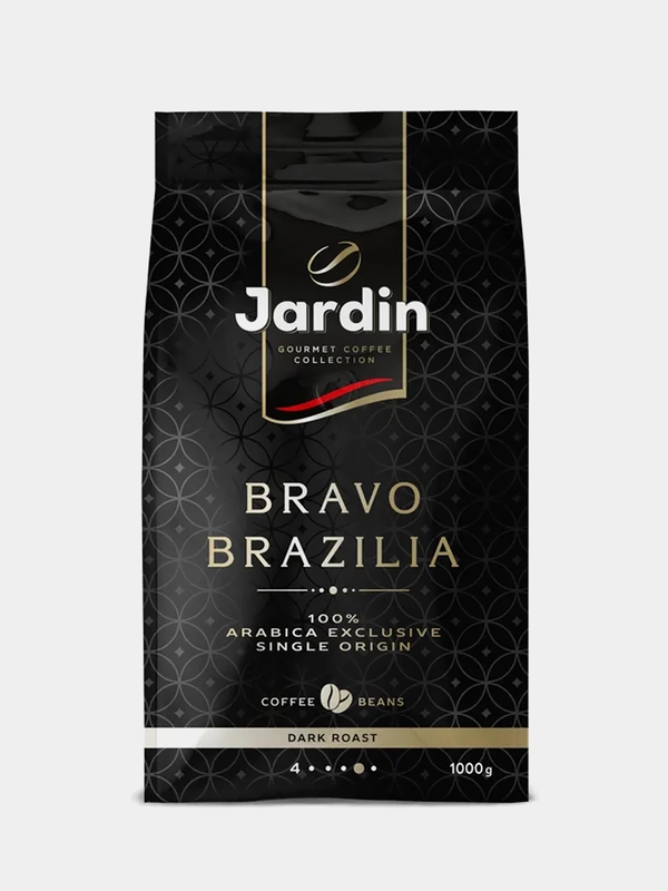 Кофе в зернах Jardin Bravo Brazilia, 1000 г