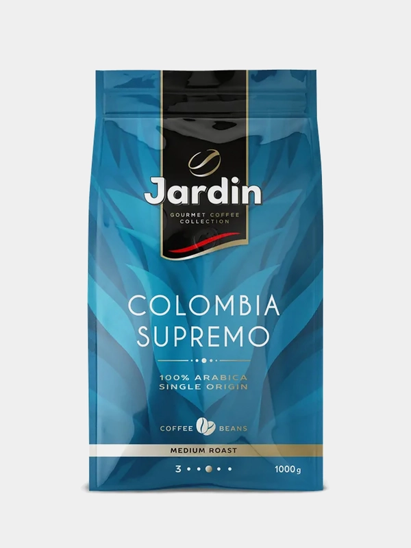 Кофе в зернах Jardin Colombia Supremo, 1000 г