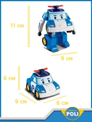 Robocar Poli Робот трансформер Робокар Поли 10 см Поли, MRT-0650
