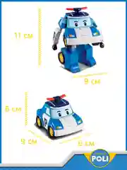 Robocar Poli Робот трансформер Робокар Поли 10 см Поли, MRT-0650