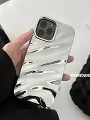 Хром чехол для iPhone 7,8,SE,XR,XS,11,12,13,14,15,Pro,Max,Plus,на айфон,хром,синий, силиконовый