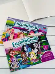 Альбом для рисования Канцтовары с героями мультфильма Энчантималс энчентималс мульт фея