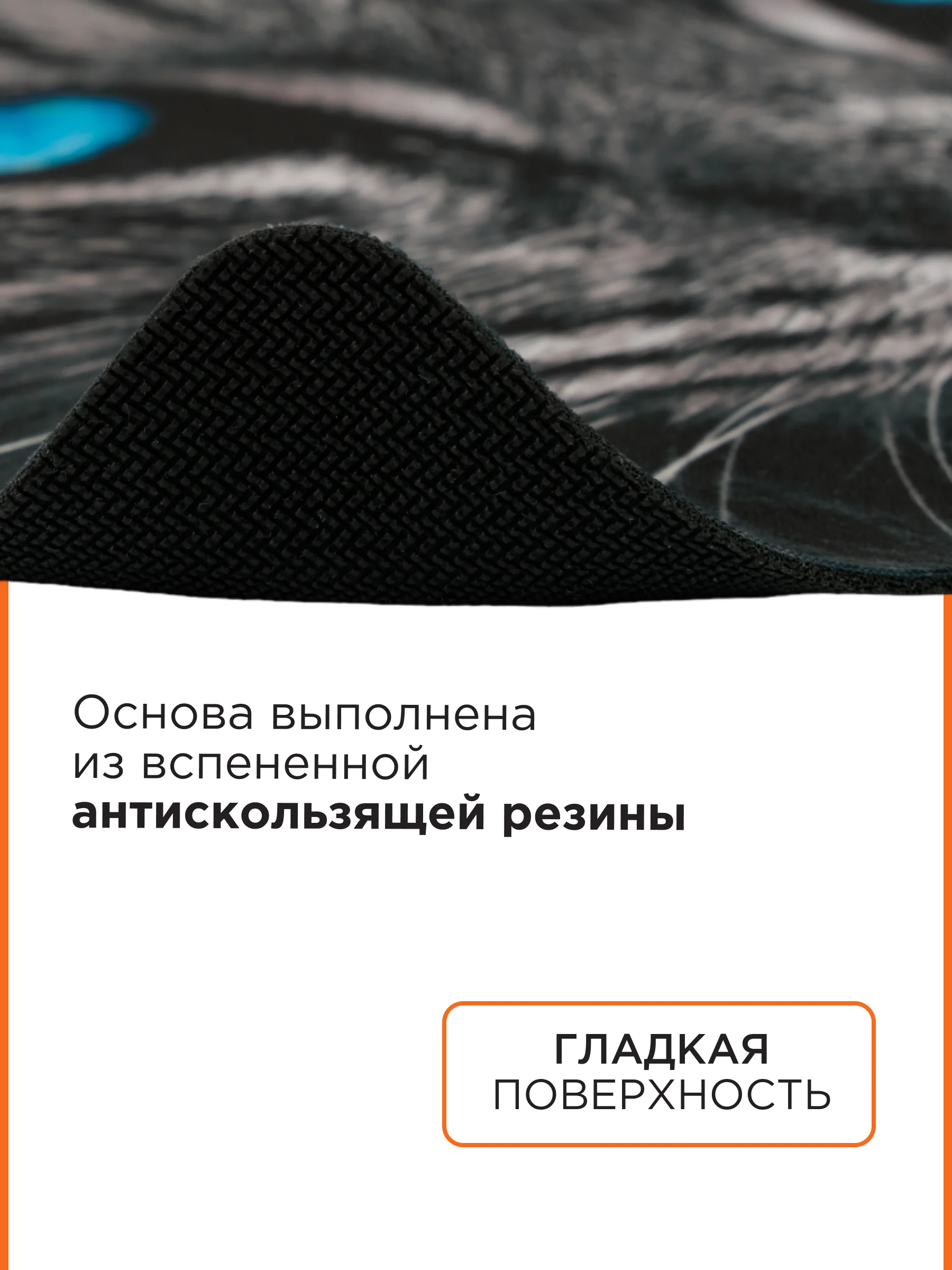 Коврик для мыши Gembird 250х200х2мм, "серый кот", ткань+резина, пакет