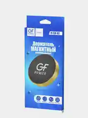 Золотой держатель для телефона в машину магнитный GFPoWeR CH-02, на приборную панель, клейкая база