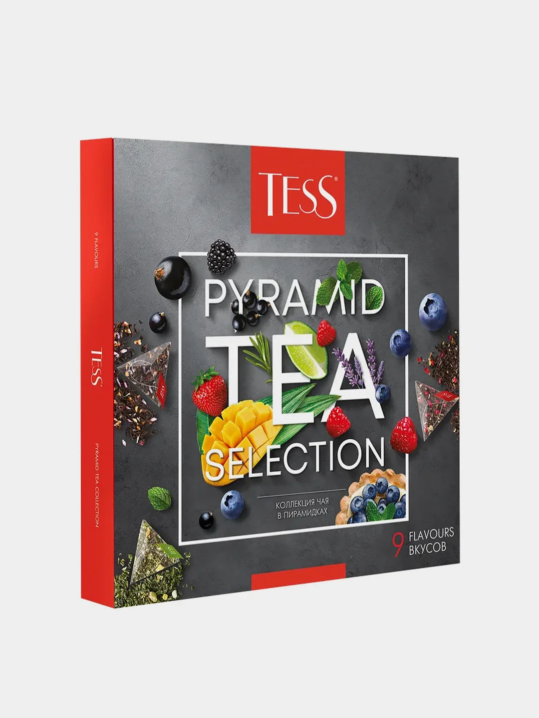 Набор чая и чайных напитков Tess Pyramid Tea Selection, 9 видов, 45 пирамидок