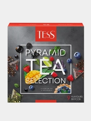 Набор чая и чайных напитков Tess Pyramid Tea Selection, 9 видов, 45 пирамидок