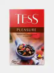 Чай черный листовой Tess Pleasure, с шиповником и яблоком, 200 г