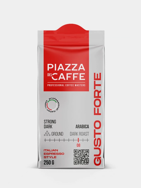 Кофе молотый Piazza del Caffe Gusto Forte, 250 г