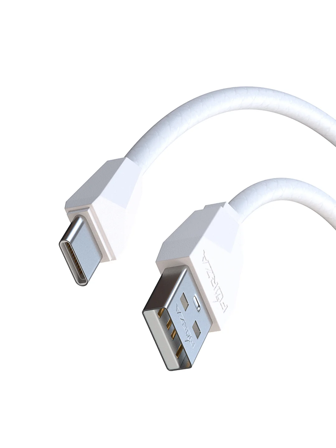 Кабель для зарядки Комфорт Type-C - USB, 1 метр, ток 1 А, PVC, прорезиненный, 5 цветов