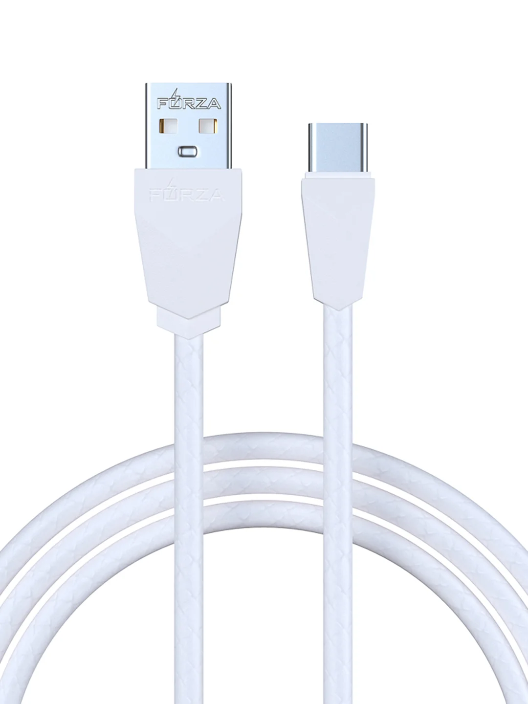 Кабель для зарядки Комфорт Type-C - USB, 1 метр, ток 1 А, PVC, прорезиненный, 5 цветов