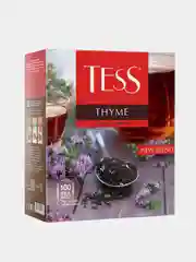 Чай в пакетиках Тess Thyme, черный с добавками, 100 пакетиков х 1,5 г